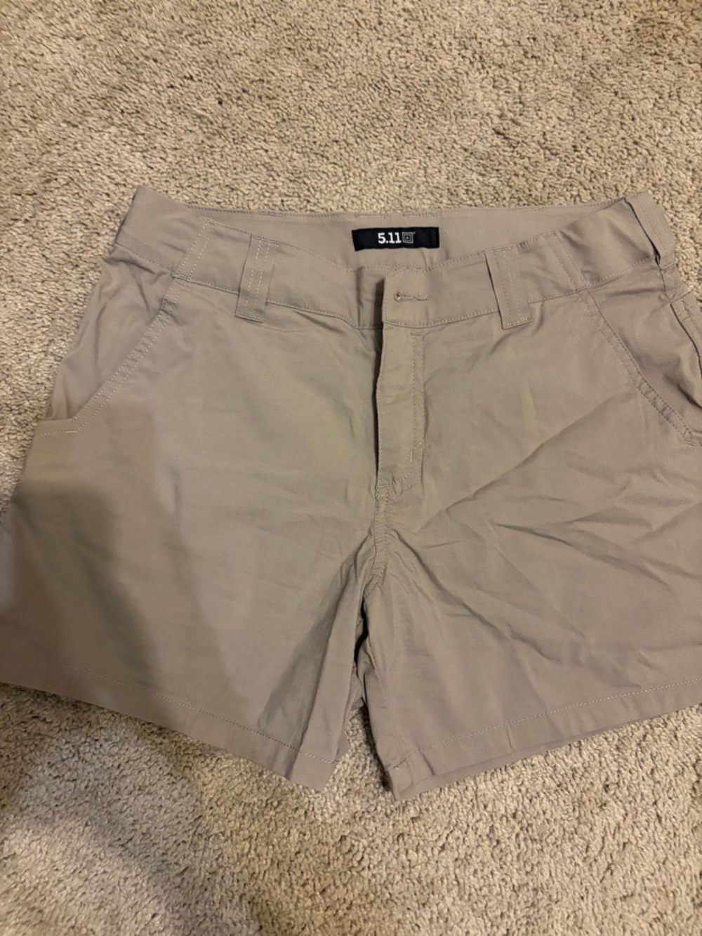 5.11 Tactical Women's Tan Utility Shorts